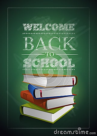 Welcome back to school Vector Illustration