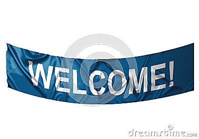 Welcome banner Stock Photo