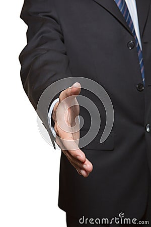Welcome gesture Stock Photo
