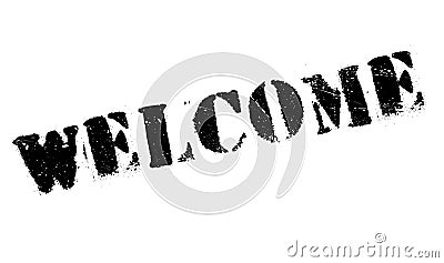 Welcome rubber stamp Vector Illustration