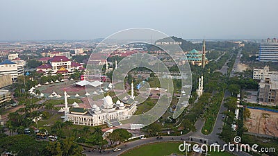 Welcome to Batam like Hollywood Sign in Batam Island, Indonesia - July 18, 2018, Large charactor welcome word to Batam island Editorial Stock Photo