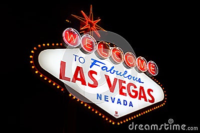 Welcome to Fabulous Las Vegas Stock Photo