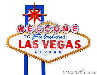 Welcome to Fabulous Las Vegas Stock Photo