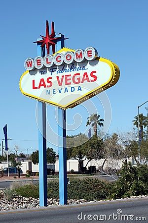 Welcome to Fabulous Las Vegas sign Stock Photo