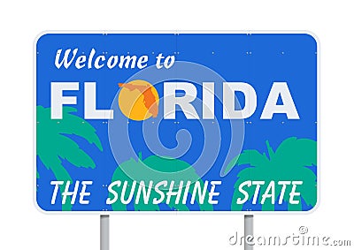 Welcome to Florida Cartoon Illustration