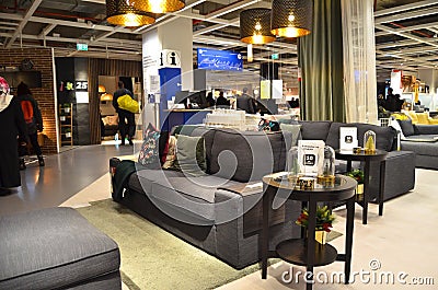 Welcome to Ikea Istanbul Kartal Anatolium shopping center Editorial Stock Photo