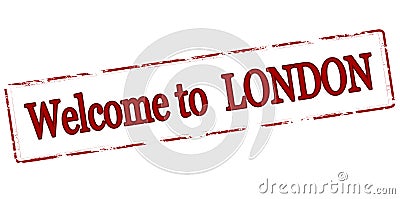 Welcome to London Cartoon Illustration