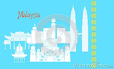 Welcome to Malaysia Vector Illustration