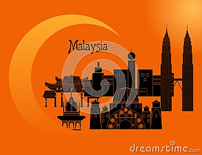 Welcome to Malaysia Vector Illustration