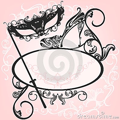 Welcome to the masquerade party vector Vector Illustration