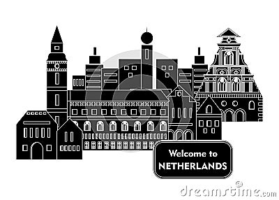 Welcome to netherlands Vector Illustration