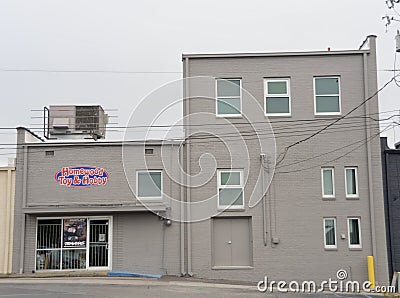 Homewood Toy & Hobby, Homewood, Alabama Editorial Stock Photo