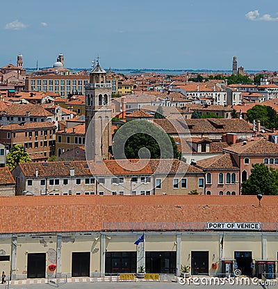 WELCOME TO VENICE Editorial Stock Photo