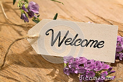 Welcome Stock Photo