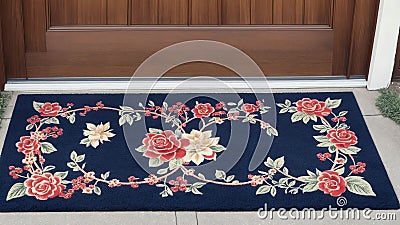 Welcoming Floral Paradise Celebrating National Good Neighbor Day.AI Generated Stock Photo