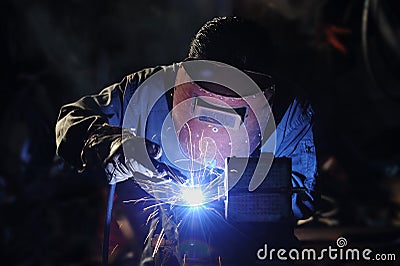 Welder Stock Photo