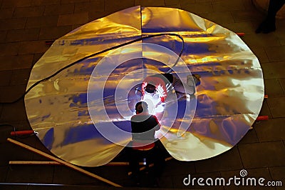 Welder working Stock Photo