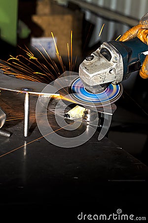 Welding Macro Detailed Stock Photo