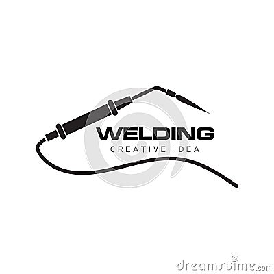 Welding Tool Vector Icon Design Illustration Vector Illustration