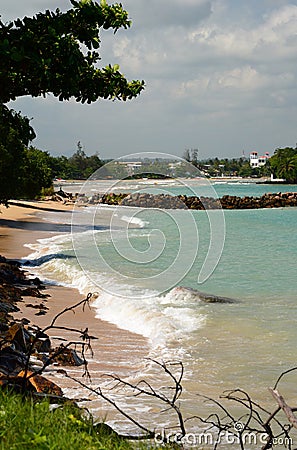 Weligama beach. Sri Lanka Stock Photo