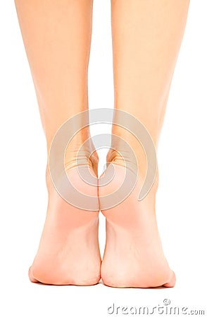 Well-groomed female foot Stock Photo