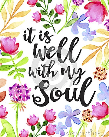 It Is Well with my Soul Stock Photo