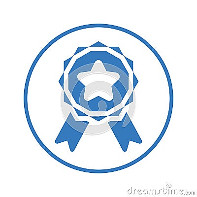 Award, top scorer, badge icon Stock Photo