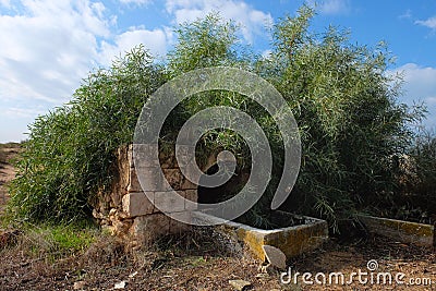 Well of Reuven religious landmark. Stock Photo