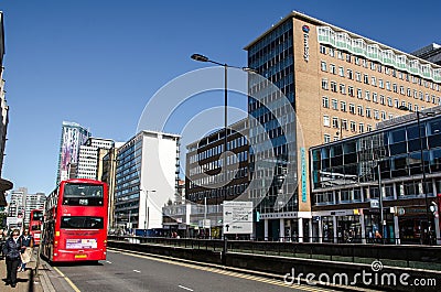 Wellesley Road, Croydon, South London Editorial Stock Photo