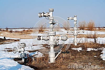 Wellhead Stock Photo