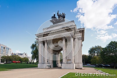 Wellington Arch Stock Photo