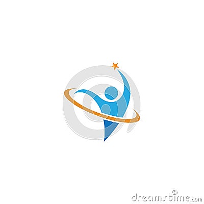 Wellnes symbol vector icon illustration. Vector Illustration