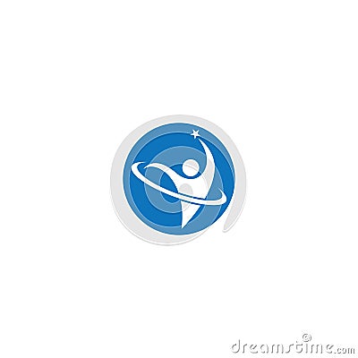 Wellnes symbol vector icon illustration. Vector Illustration