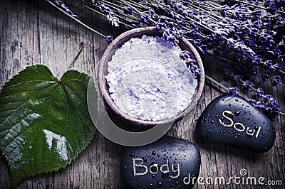 Wellness of body and soul Stock Photo