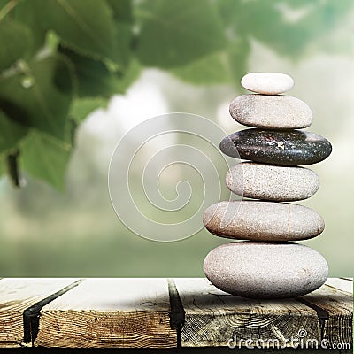 Wellness, health and natural harmony concept. Stock Photo