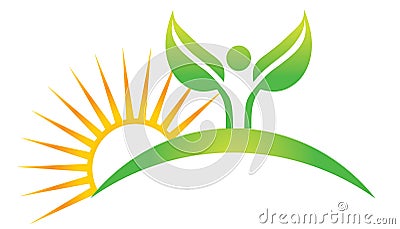 Wellness logo Vector Illustration