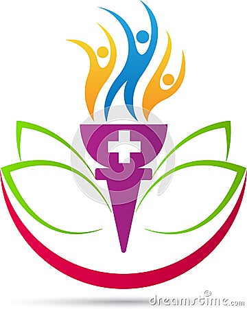 Wellness logo Vector Illustration