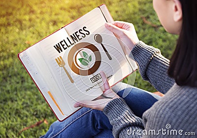 Wellness Wellbeing Health Healthy Lifestyle Concept Stock Photo