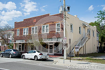 The Wells` Built Museum of African American History and Culture former home of the Wells Built Hotel. Editorial Stock Photo