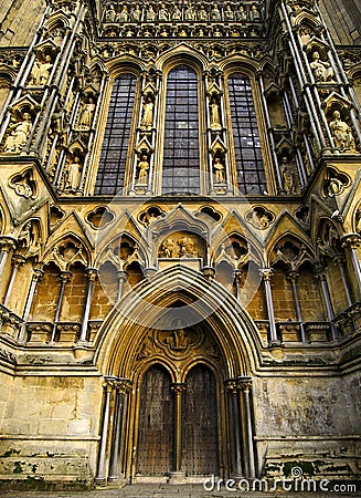 Wells Cathedral Stock Photo