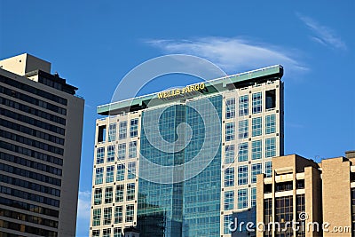 Wells Fargo Offices Salt Lake City, Utah Editorial Stock Photo