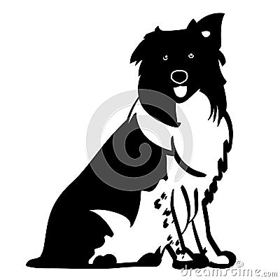 Welsh sheepdog vector eps Vector, Eps, Logo, Icon, Silhouette Illustration by crafteroks for different uses. Visit my website at h Vector Illustration