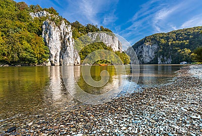 Weltenburg-Bavaria-Danube river Stock Photo