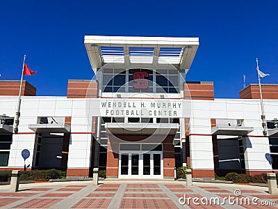 Wendell H. Murphy Football Center NCSU, Cary, North Carolina. Editorial Stock Photo
