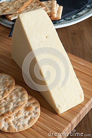 Wensleydale cheese Stock Photo