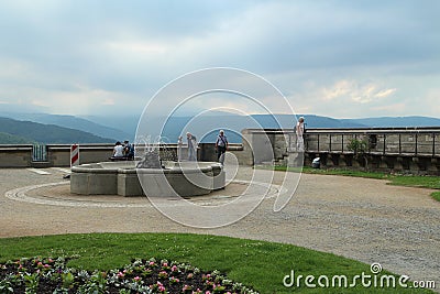 Wernigerode Castle in Harz, Sachsen-Anhalt. Editorial Stock Photo