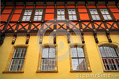 Wernigerode Rathaus Stadt city hall Harz Germany Stock Photo