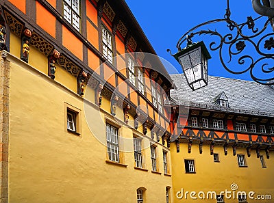 Wernigerode Rathaus Stadt city hall Harz Germany Stock Photo