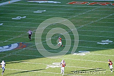 Wes welker punt Editorial Stock Photo