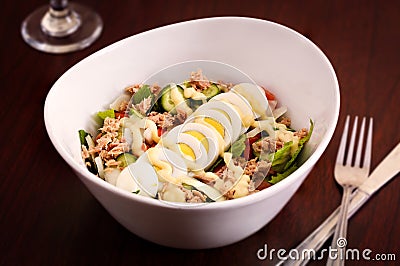 West African Tuna Salad Stock Photo
